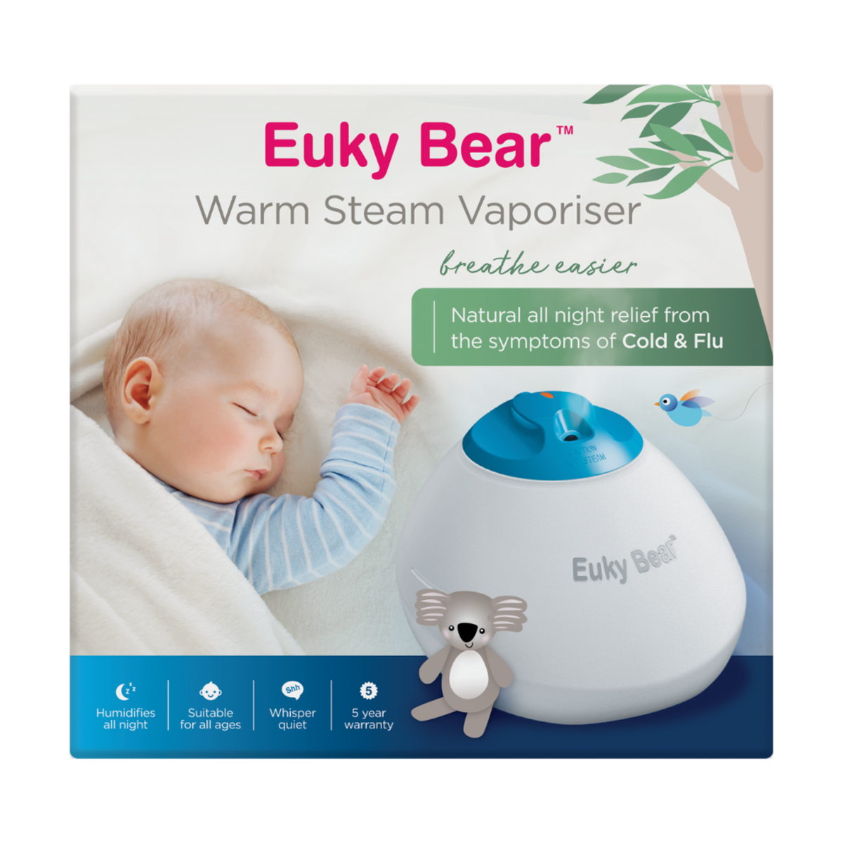 Buy Euky Bear Warm Steam Vaporiser Alive Pharmacy Warehouse