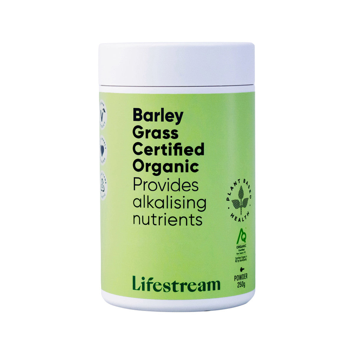 Buy Lifestream Certified Organic Barley Grass Powder 250G Alive