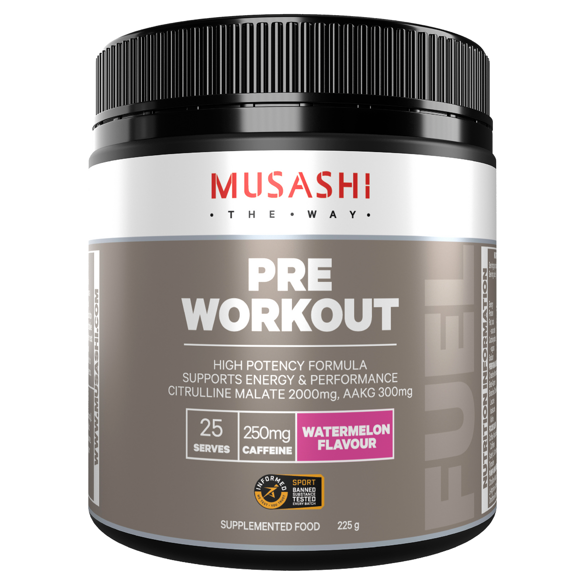 Buy Musashi Pre Workout 225G Alive Pharmacy Warehouse