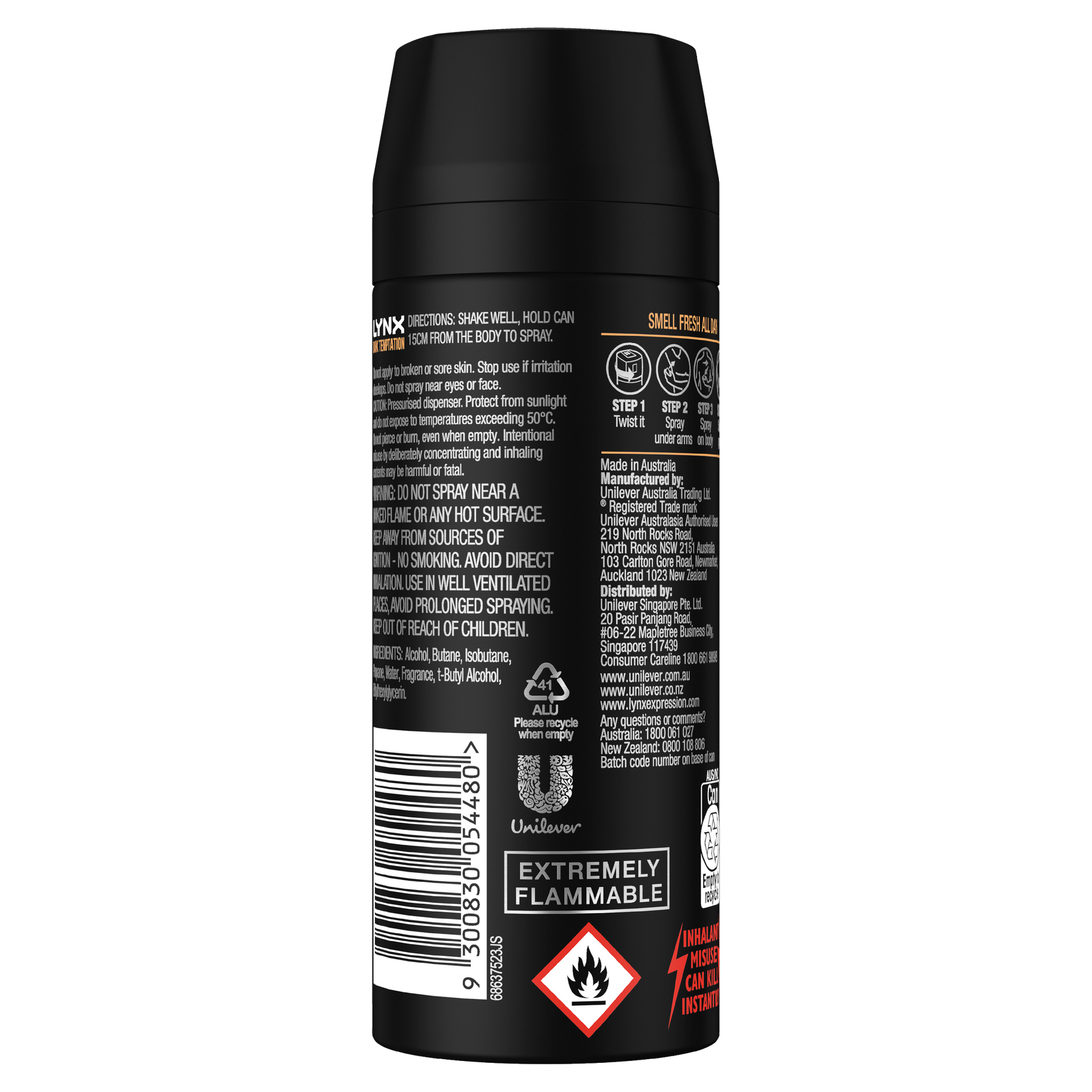 Buy Lynx Deodorant Aerosol Dark Temptation 165 mL – Alive Pharmacy
