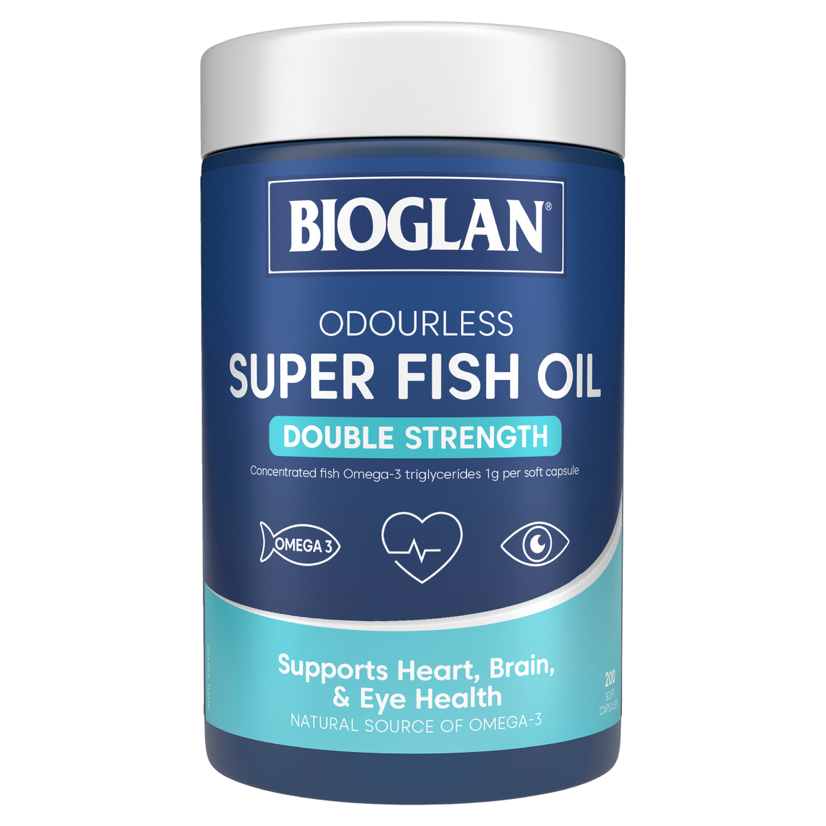 Bioglan Odourless Super Fish Oil Double Strength 200 Capsules $44.99 ($69.99) + more up to 36% off Alive Pharmacy best sellers