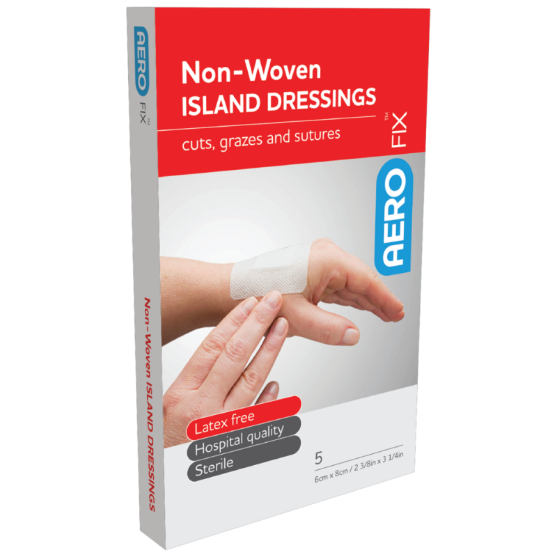Buy AeroFix Fix Non-Woven Island Dressing 6 x 8cm 5 Pack – Alive ...