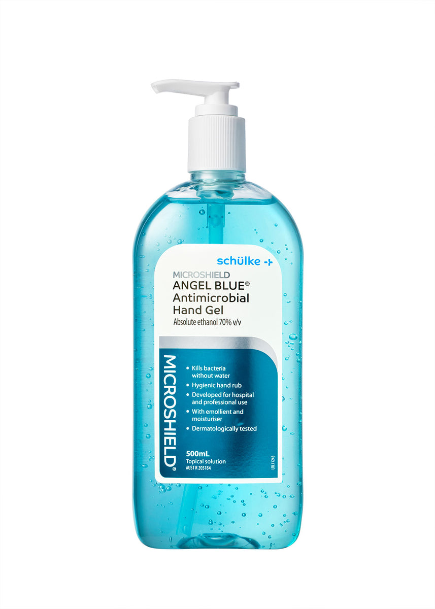 Microshield Angel Blue Antimicrobial Hand Gel 500ml – Alive Pharmacy ...