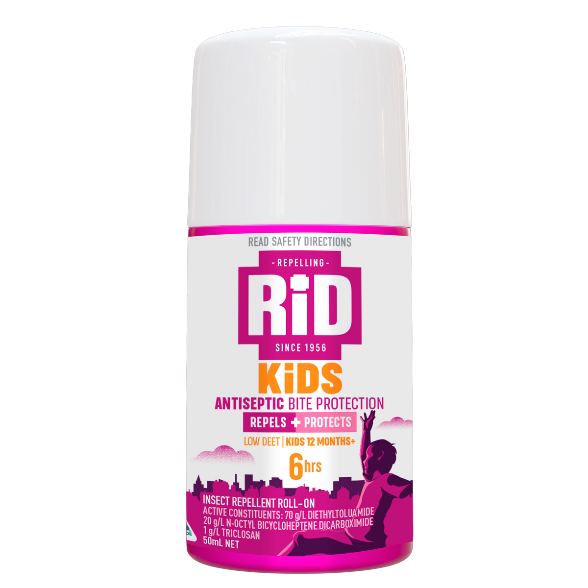 Buy RID Kids Antiseptic Bite Protection Roll-On 50mL – Alive Pharmacy ...