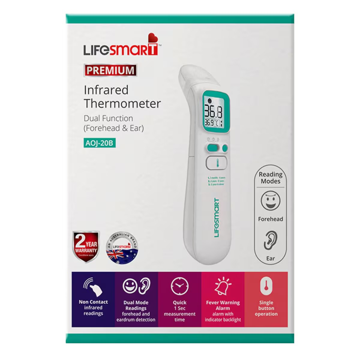 Lifesmart Infrared Dual Thermometer – Alive Pharmacy Warehouse