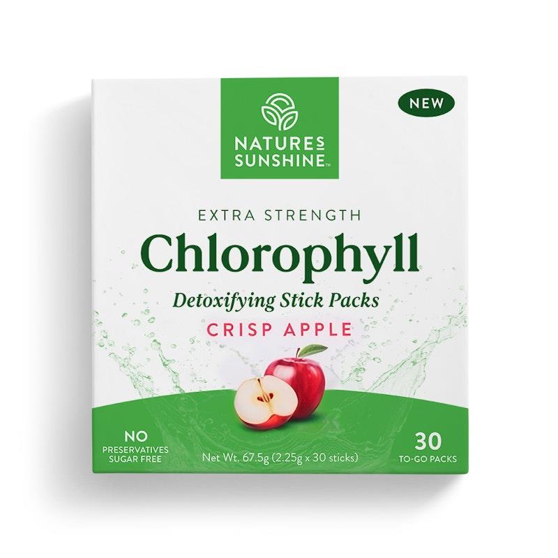 Nature's Sunshine Extra Strength Chlorophyll 30 Stick Packs Alive