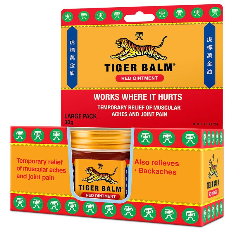 Buy Tiger Balm Red Ointment 30g – Alive Pharmacy Warehouse