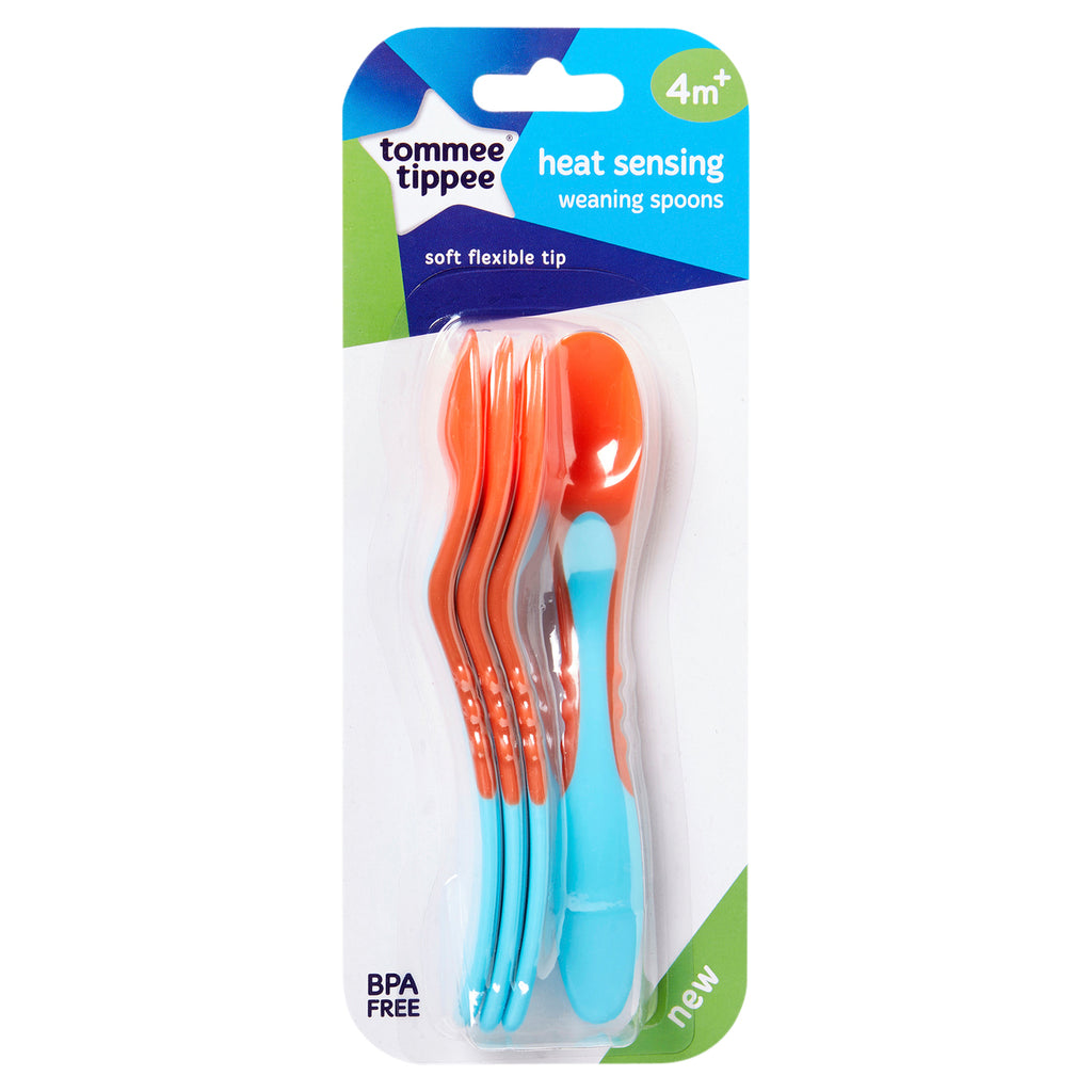 Buy Tommee Tippee Heat Sensing Weaning Spoons 4M+ – Alive Pharmacy