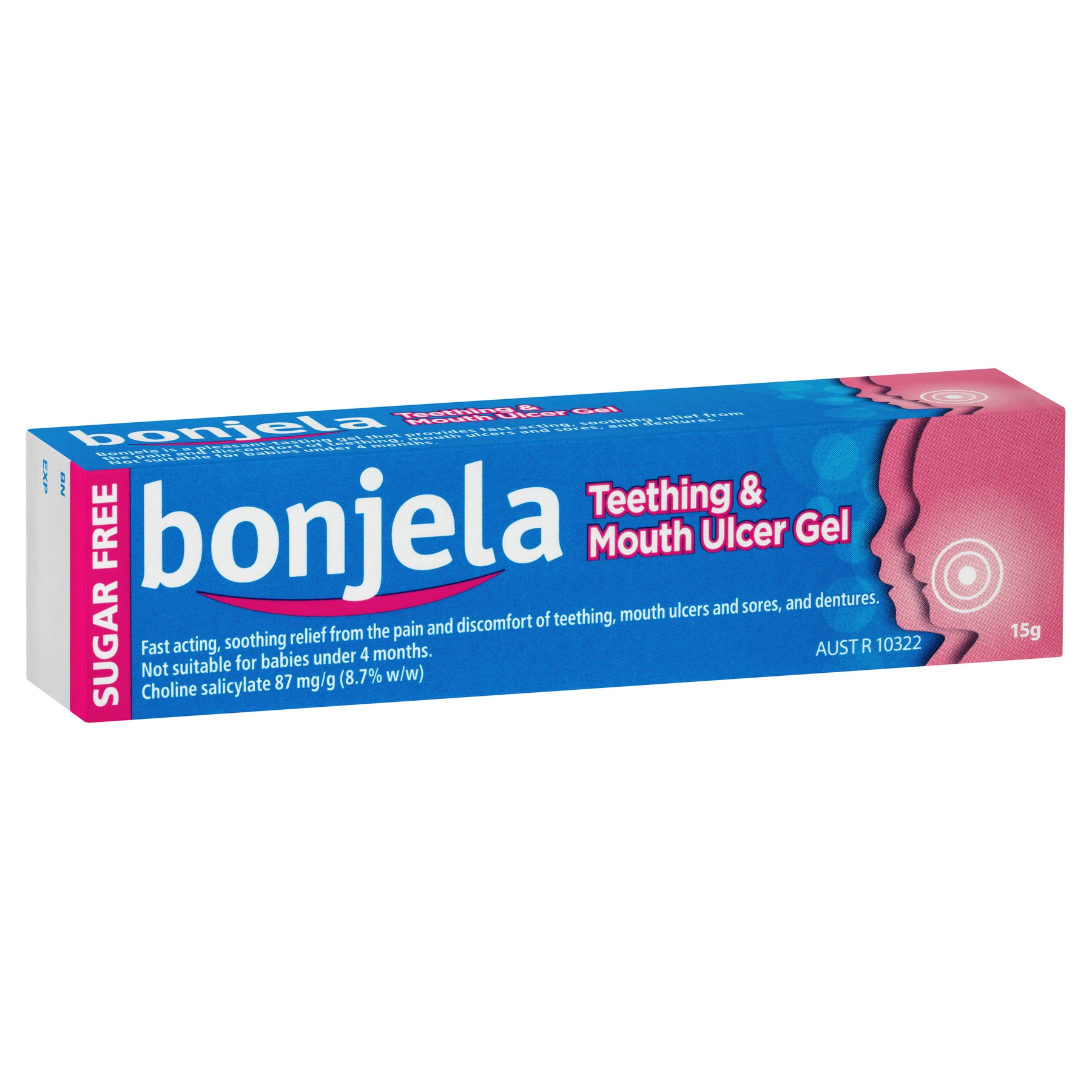 Buy Bonjela Fast Acting Teething Gel 87mg g Choline Salicylate 15g