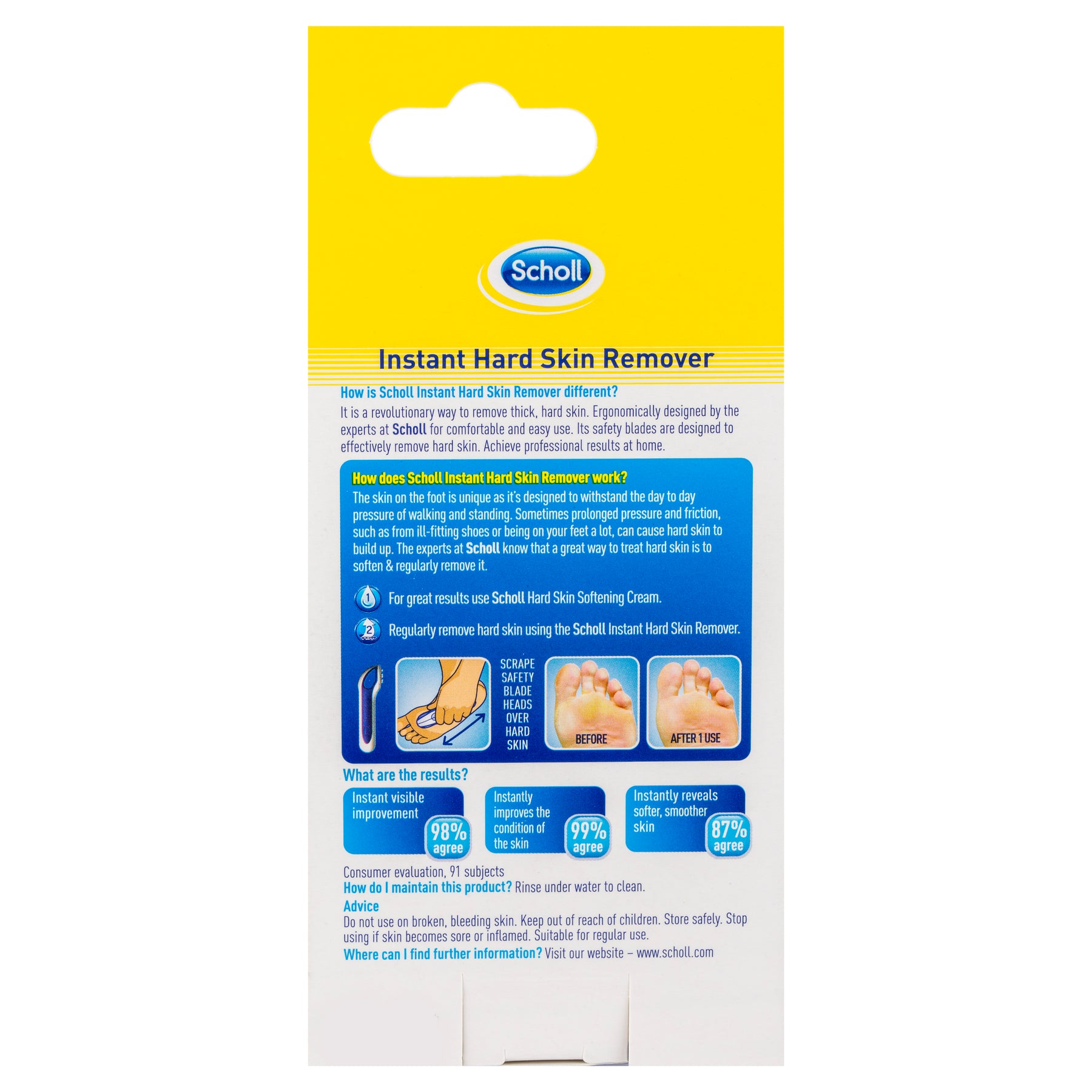 Scholl Instant Hard Skin Remover by Scholl - Shop Online for
