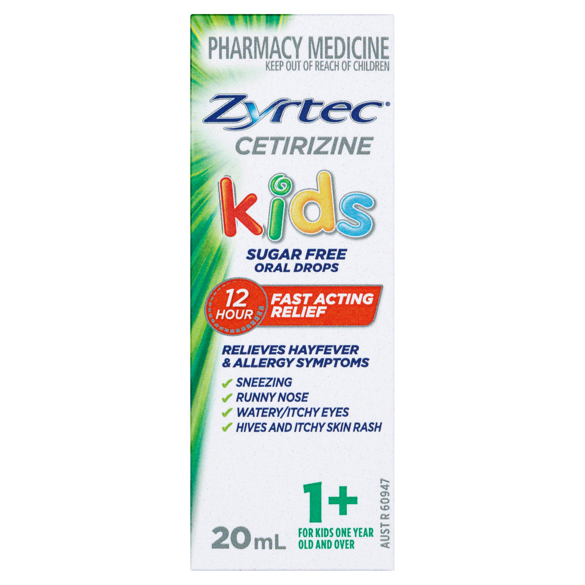 Buy Zyrtec Drops 10mg/mL 20mL Alive Pharmacy Warehouse