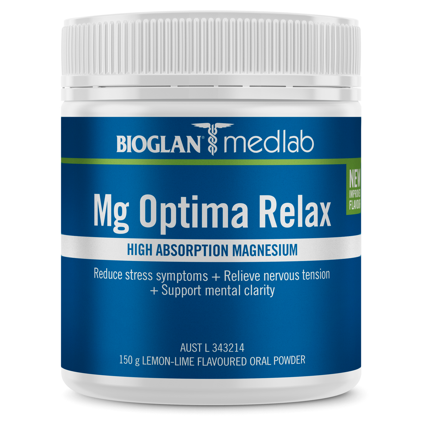 Buy Medlab MG Optima Relax Lemon Lime 150g – Alive Pharmacy Warehouse