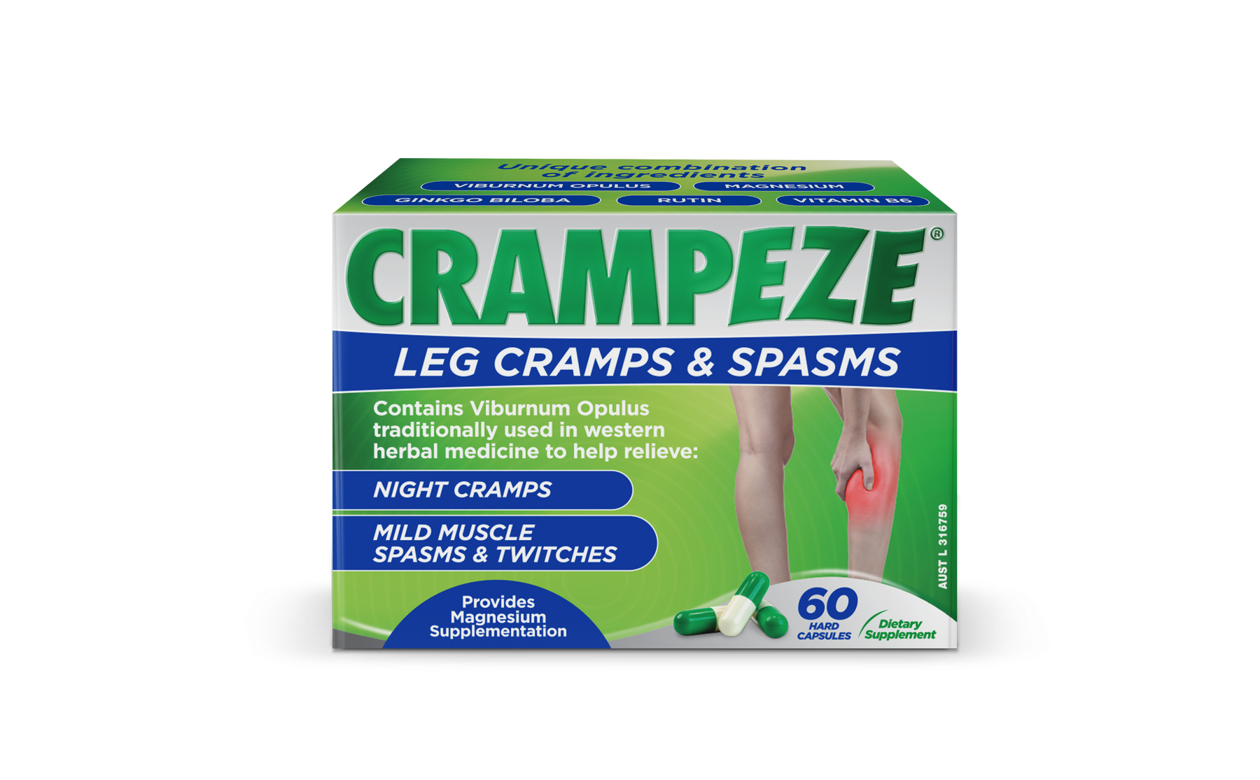 Buy Natralia Crampeze Night 60 Capsules – Alive Pharmacy Warehouse